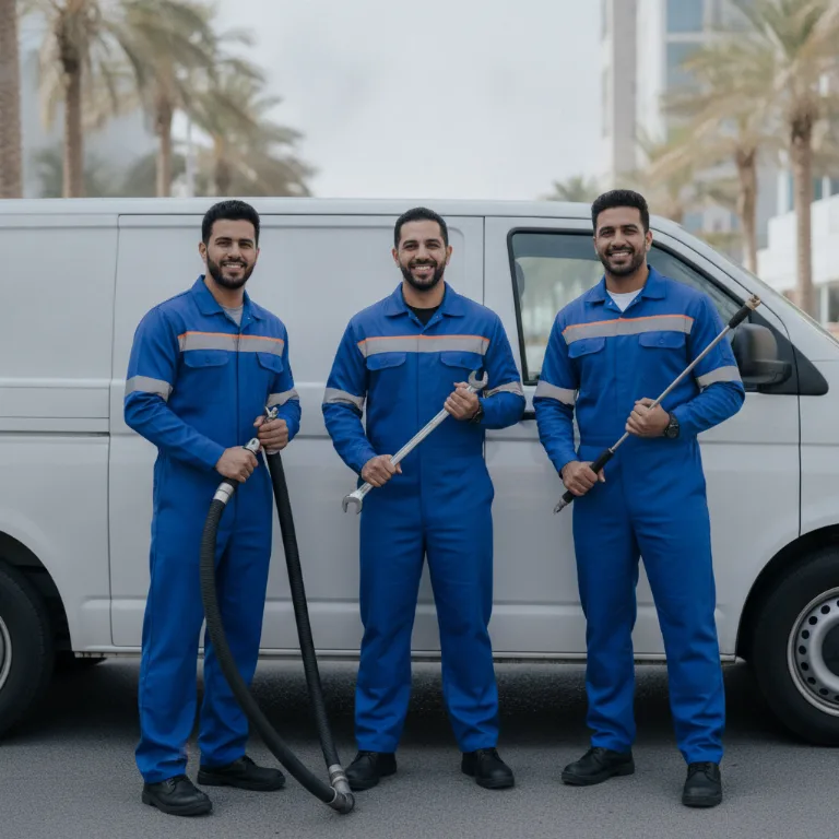 Septic Tank Pumping team in Al Shamkhah City